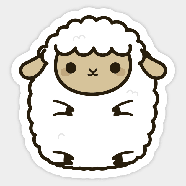 Cute Lamb Sticker by peppermintpopuk